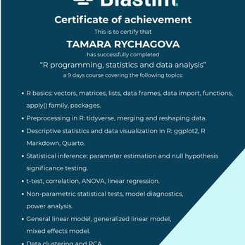R programming, statistics and data analysis