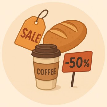 Раздел в Мероприятиях "HappyHours" 
В этом разделе скидочные часы на остатки или для заполнения. 
Думаю, что будет еще блюдо дня, если развитие и запрос будет показательным