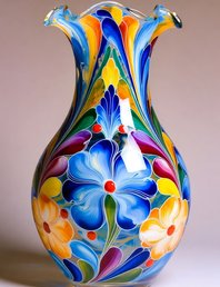 Арт-клуб 6+. Роспись вазы.