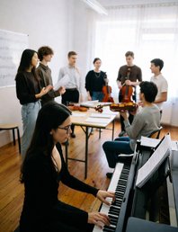 🎶 Музыкальный кружок за чашкой кофе ☕️