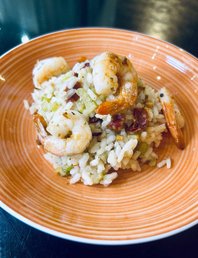 Ризотто с креветками